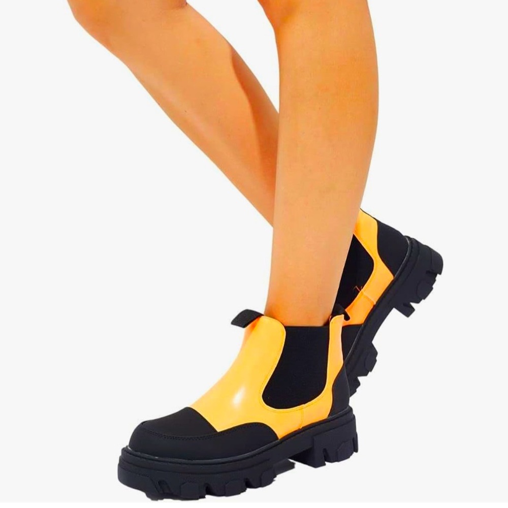 Mata Neon Dreams Combat Style Boots